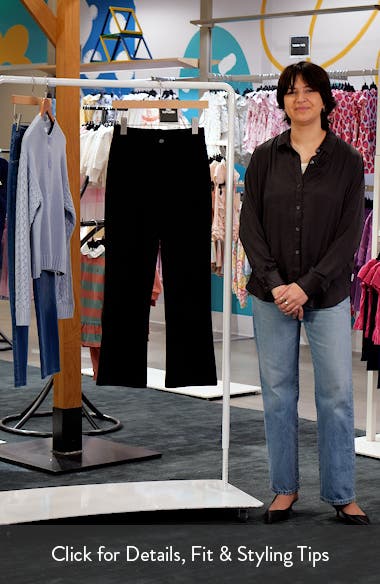 Hue Double Soft Jersey Pull-On Kick Flare Pants (Women) | Nordstrom
