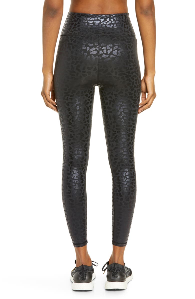 IVL Collective Chi Chi Foil Animal Print High Waist Leggings, Alternate, color, 