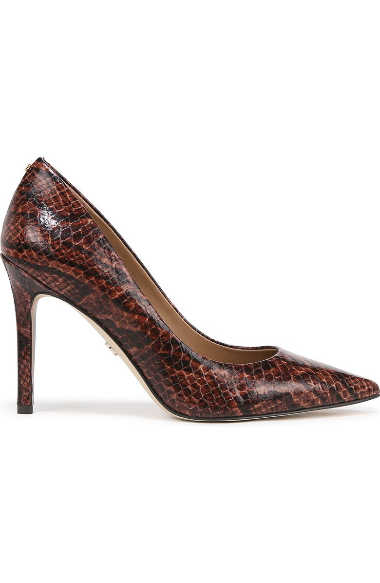 Sam Edelman Hazel Pointed Toe Pump, Alternate, color, Stable Brown