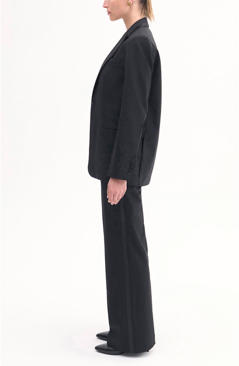 CO Tuxedo Jacket in Wool and Silk, Alternate, color, 