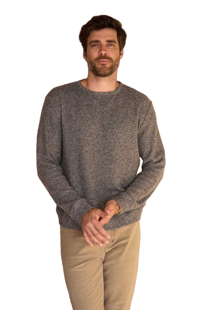 Surfside Supply Co. Butch Cashmist Crewneck, Alternate, color, Charcoal Heather