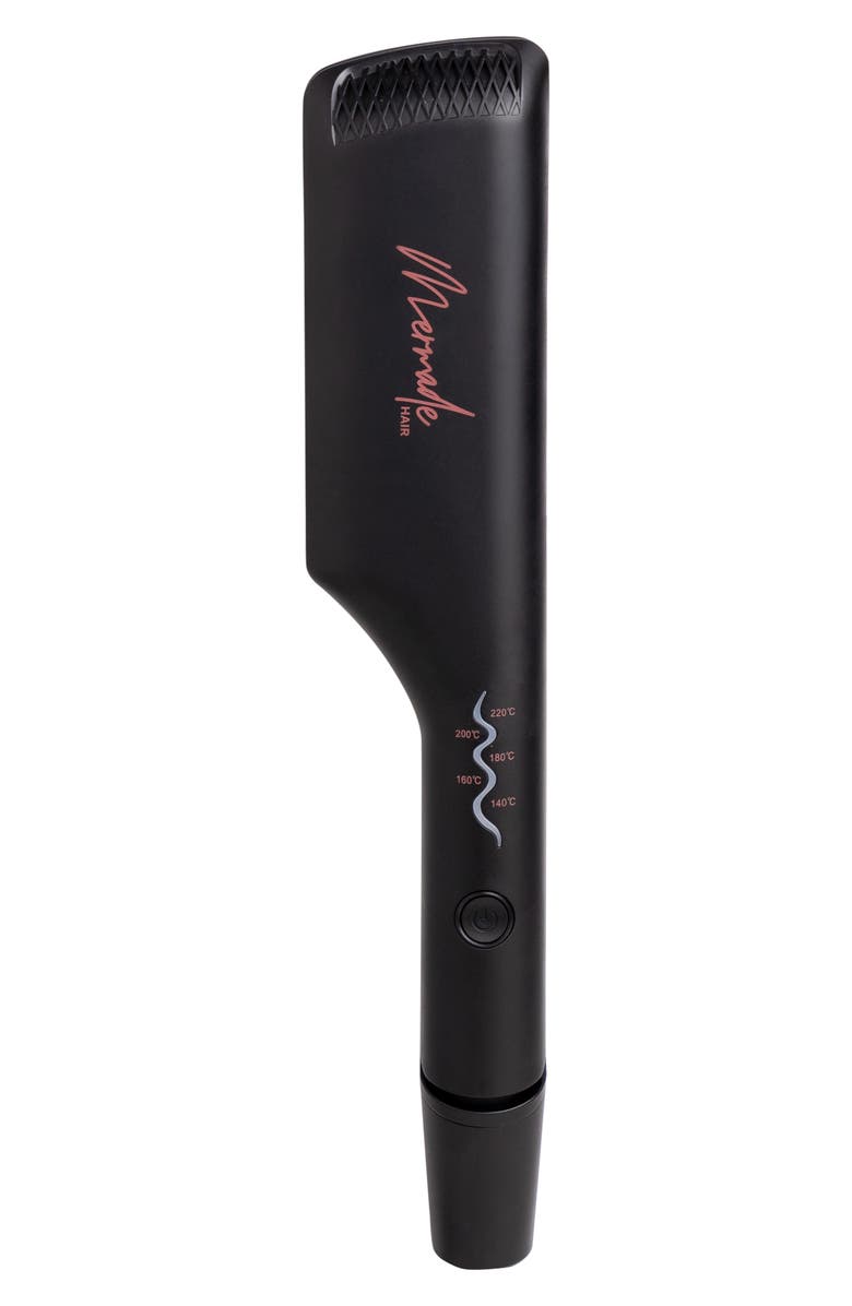 Mermade Hair 1-Inch Mini Double Waver Hair Iron, Main, color, Black
