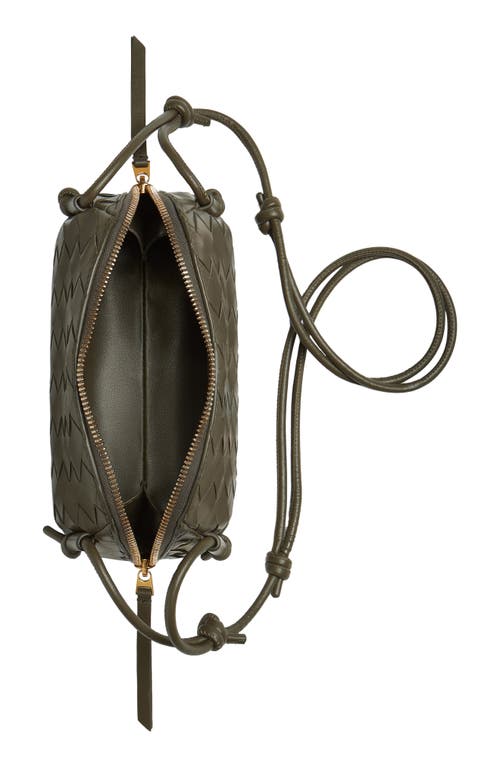 Bottega Veneta Mini Concert Intrecciato Leather Crossbody Bag
