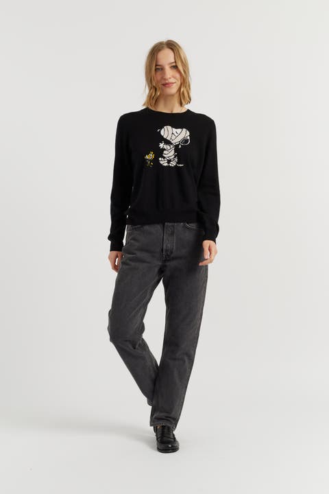 Wool-Cashmere Snoopy Mummy Sweater