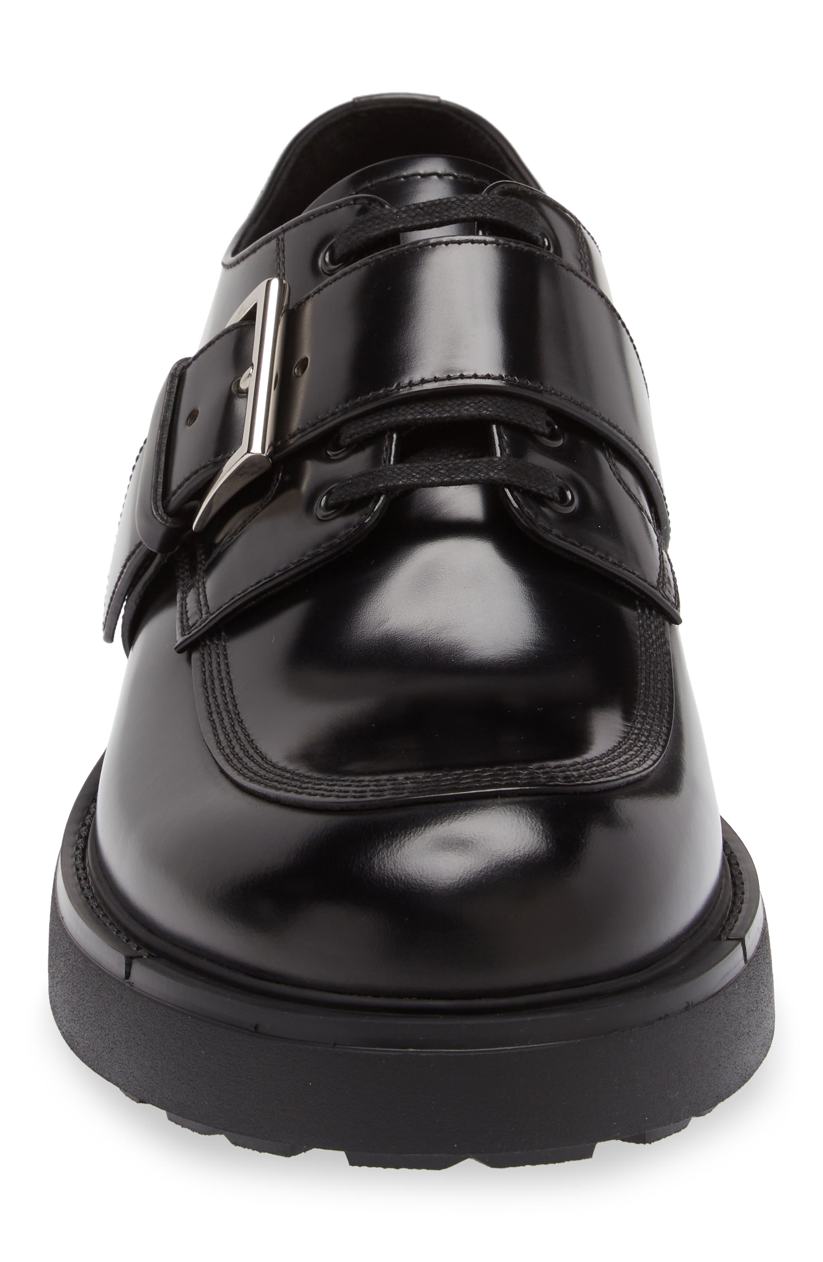 Buckle Derby, Alternate, color, NERO