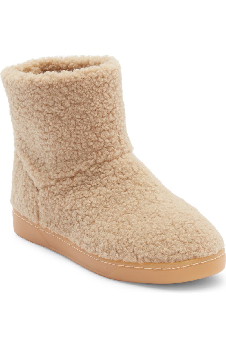 JSlides Honor Faux Shearling Boot, Main, color, Natural