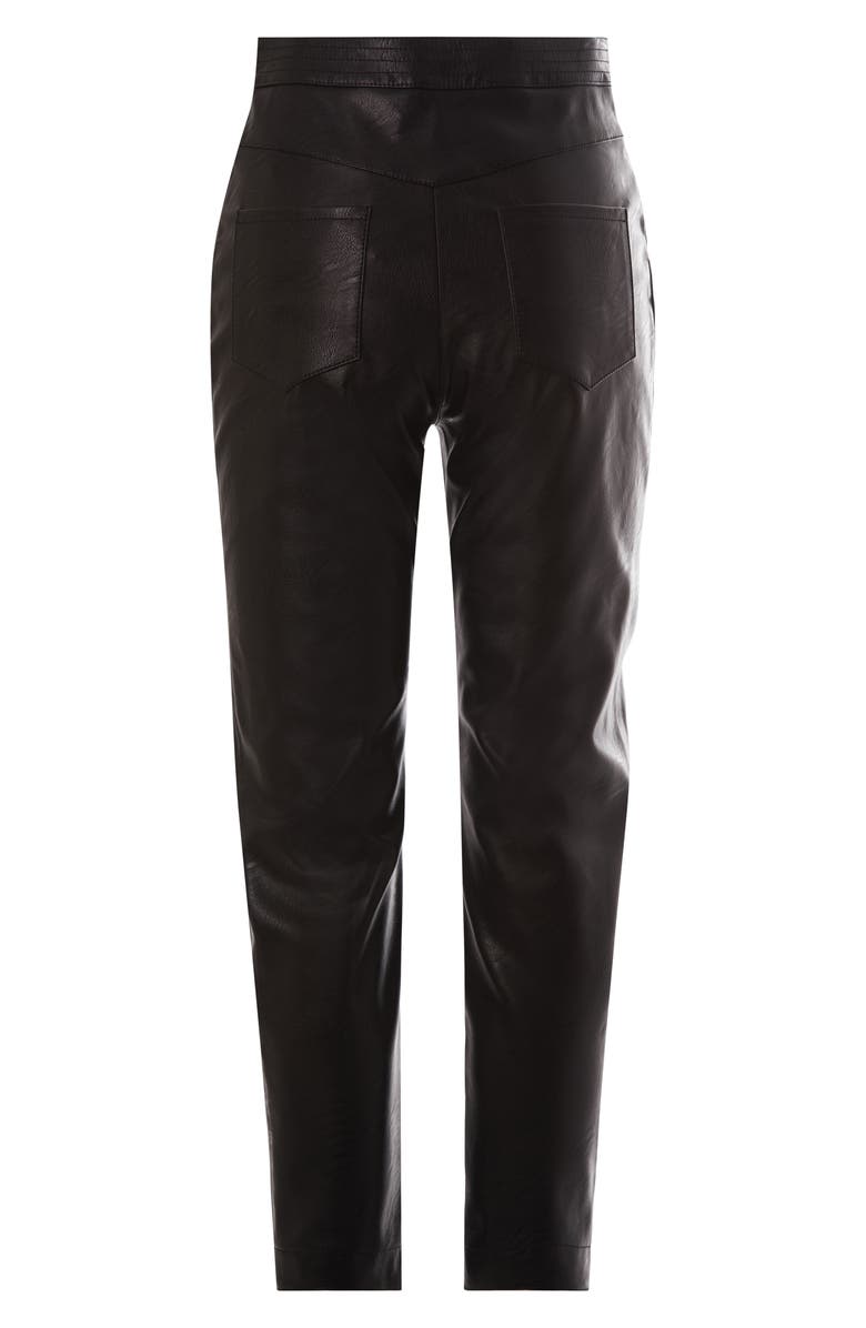 Stella McCartney Kayli Faux Leather Pants, Alternate, color, 