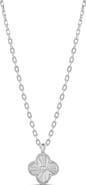SHYMI Fluted Clover Pendant Necklace