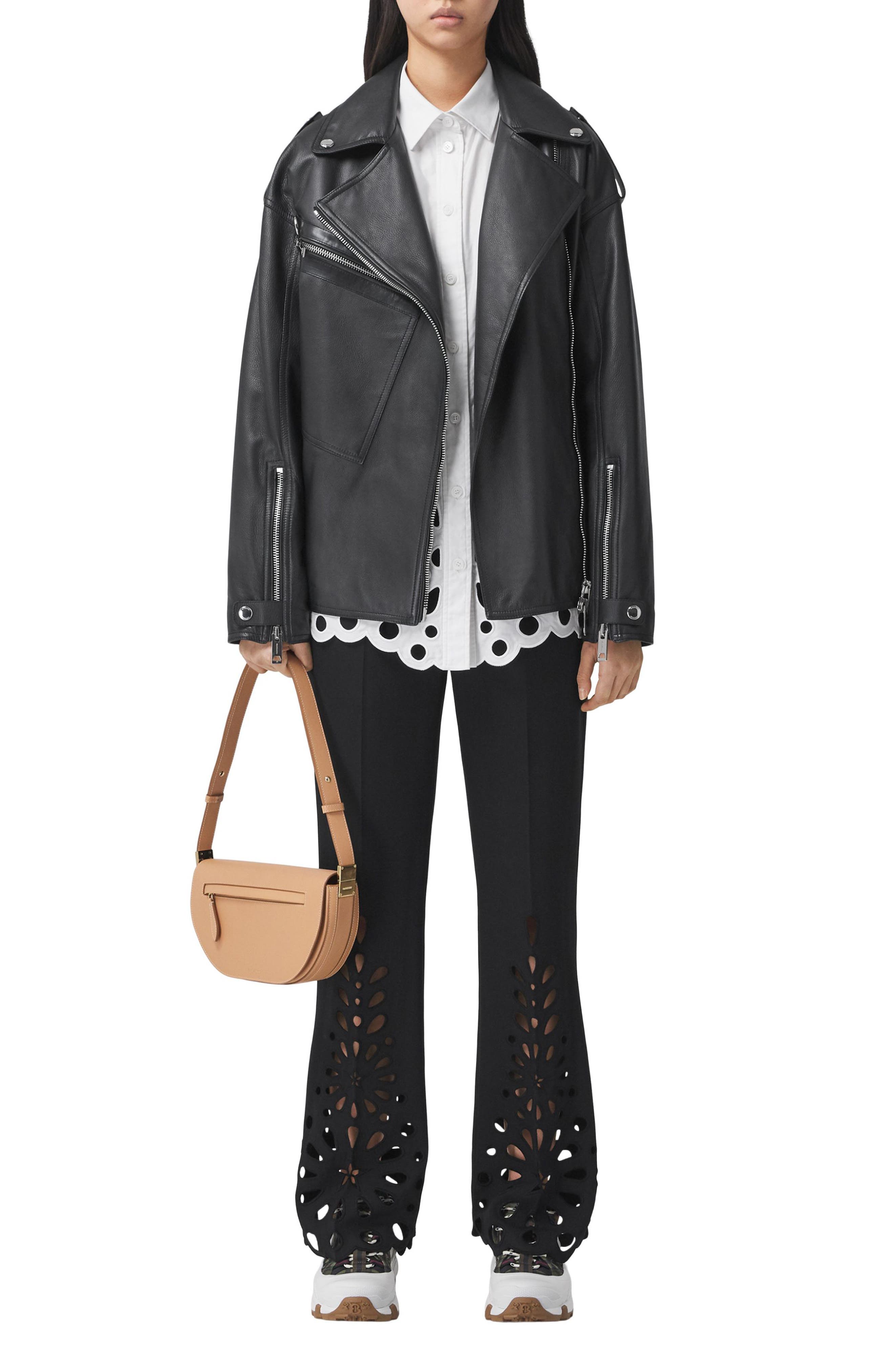 Burberry Small Olympia Leather Shoulder Bag, Alternate, color, 