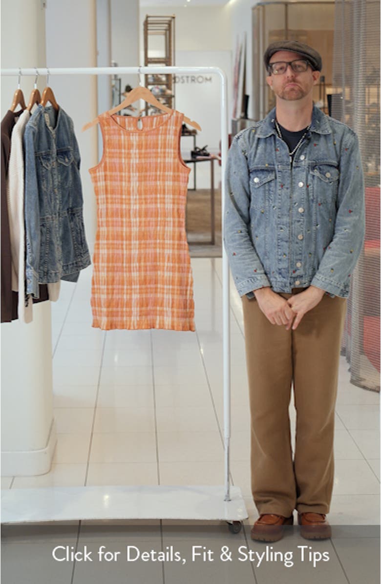 Check Me Out Sleeveless Smocked Minidress, sales video thumbnail