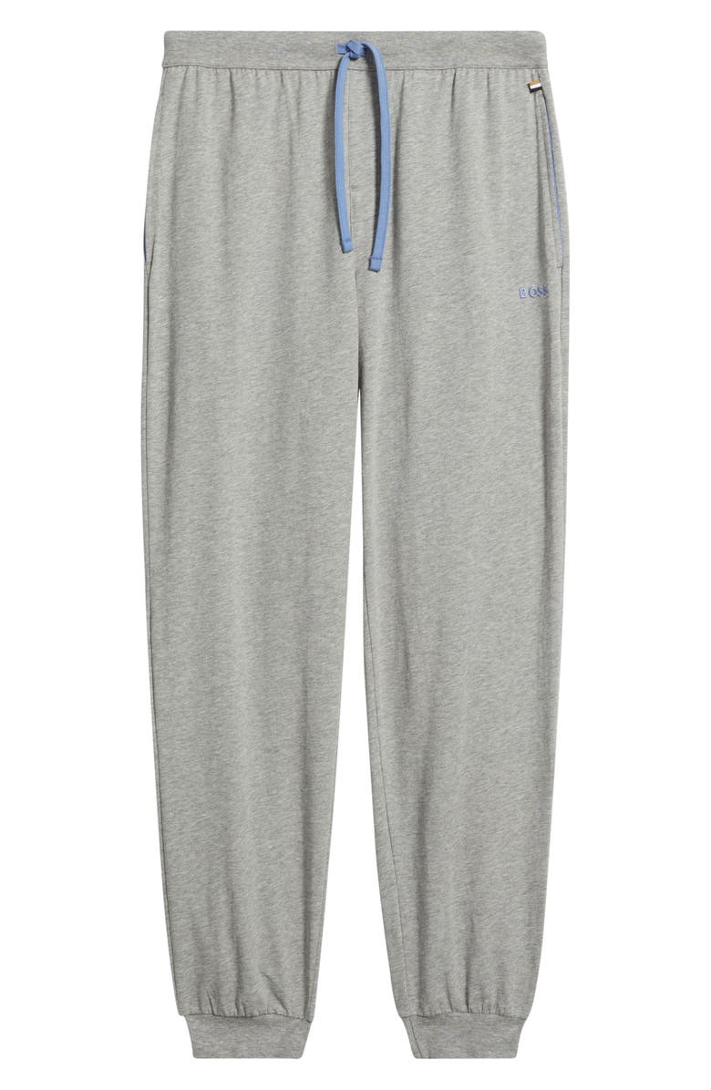 BOSS Mix Match Stretch Cotton Pajama Joggers, Alternate, color, Medium Grey