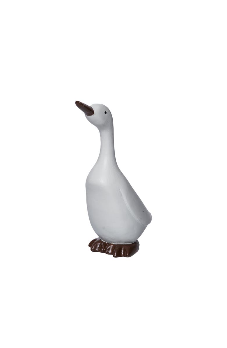 Transpac Resin Duck Figurine Multicolored for Spring Home Decor, Alternate, color,
