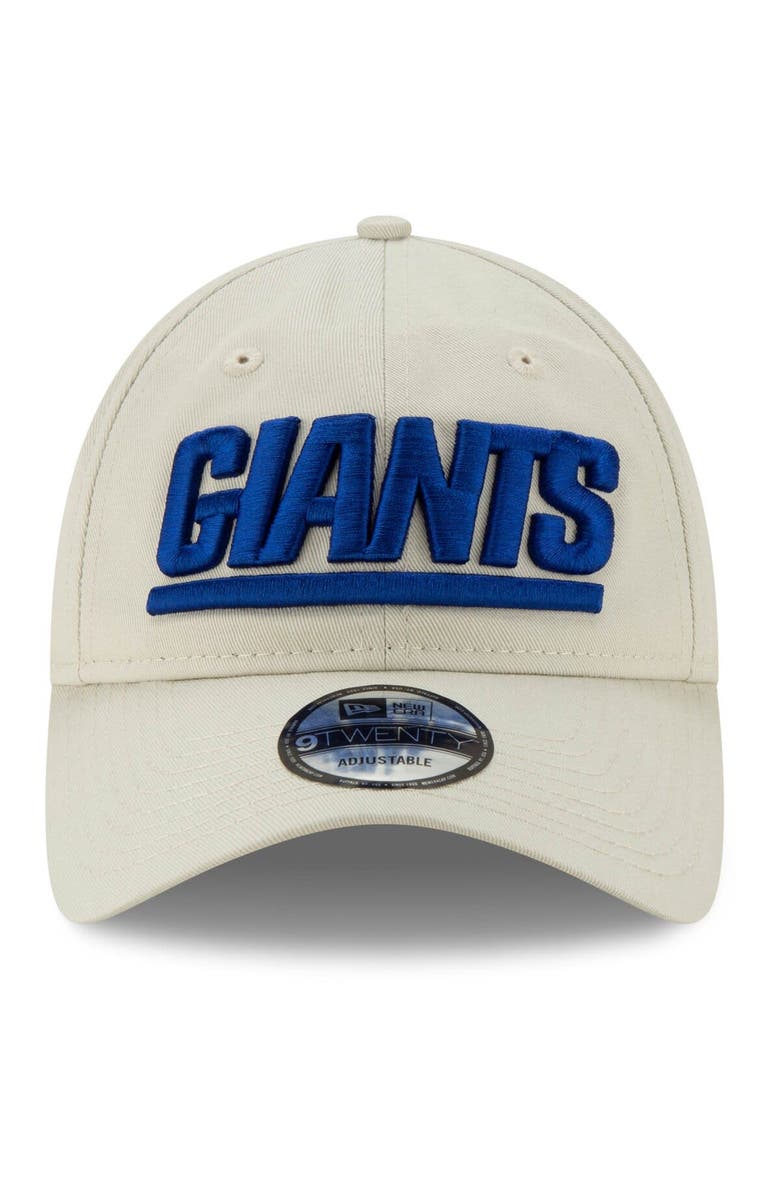 New Era Men's New Era Khaki New York Giants Wordmark Playmaker 9TWENTY Adjustable Hat, Alternate, color, 