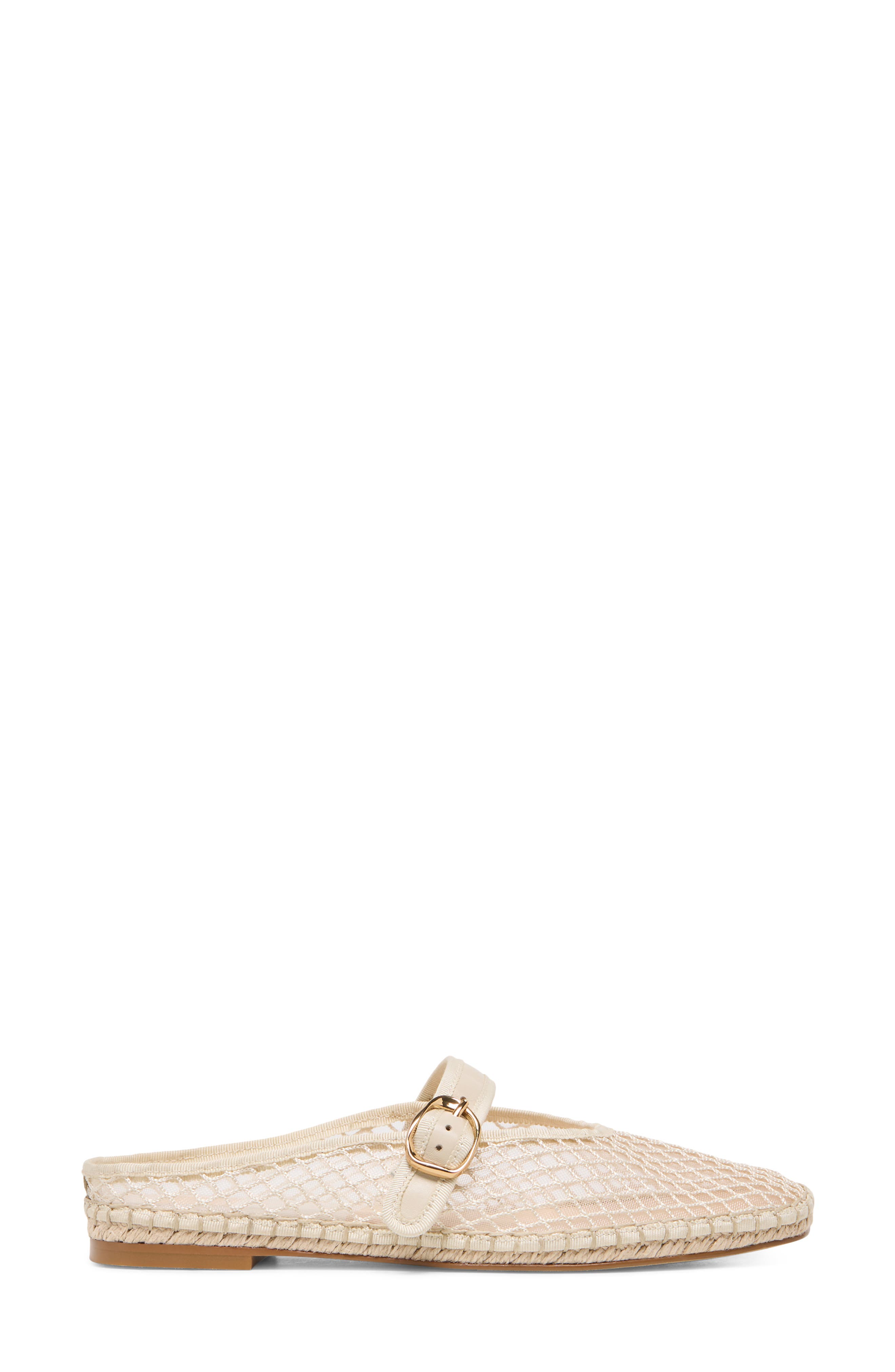 Milie Mary Jane Flat, Alternate, color, ECRU WOVEN MESH