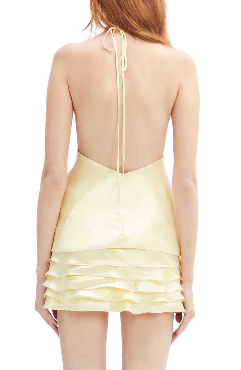 Bardot Yve Halter Top, Alternate, color, Canary Yellow