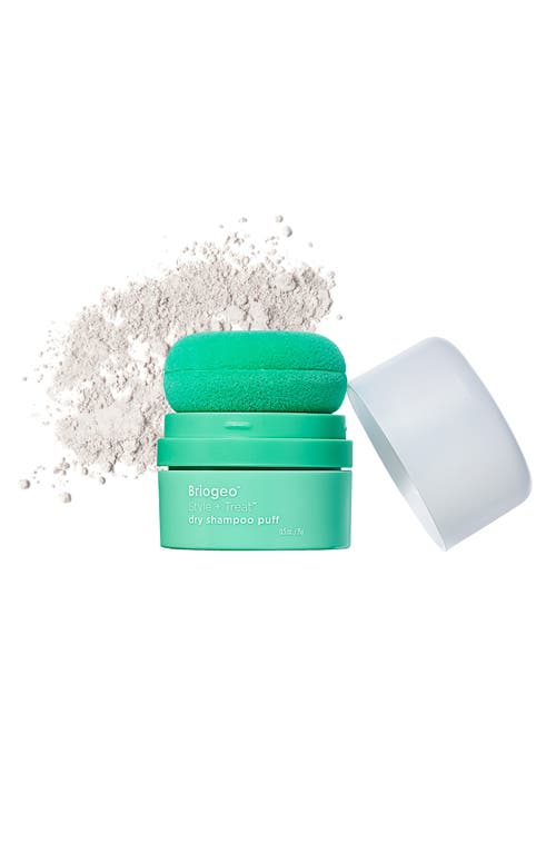 Briogeo Style + Treat Non-aerosol & Talc-free Dry Shampoo Powder Puff Translucent 0.53 oz / 15 G In White