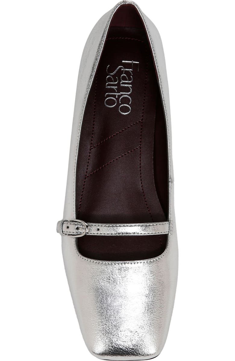 Franco Sarto Tayana Flat, Alternate, color, Silver