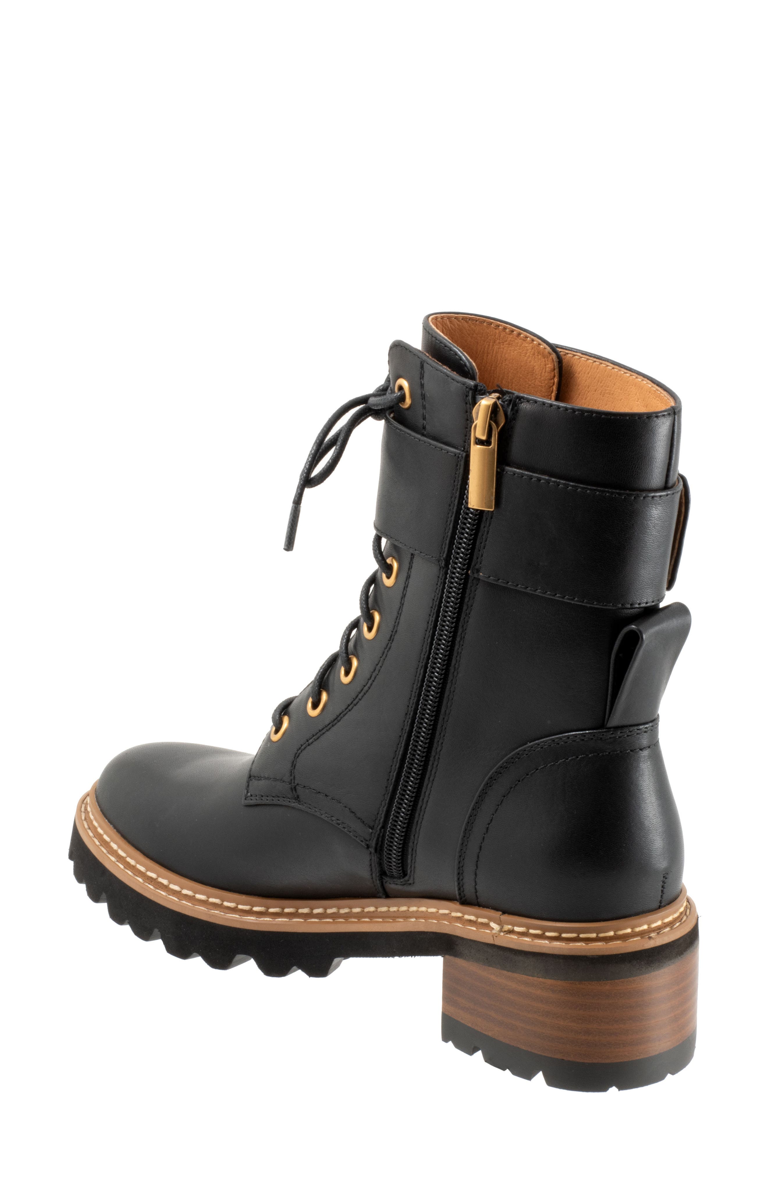 EOS FOOTWEAR Line Stack Heel Work Boot, Alternate, color, 