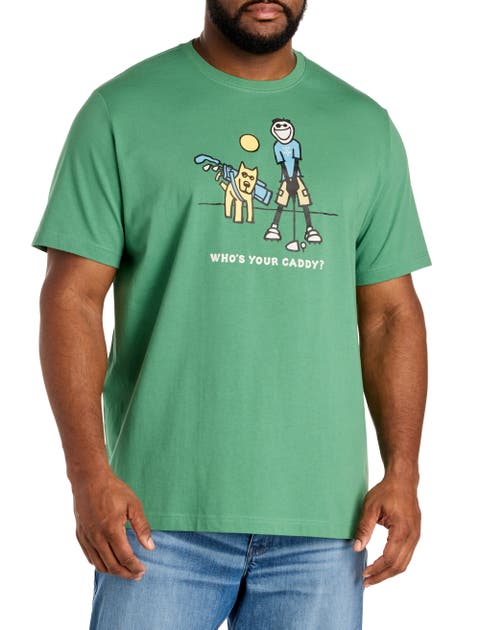 Big & Tall Who's Your Caddy Graphic Tee