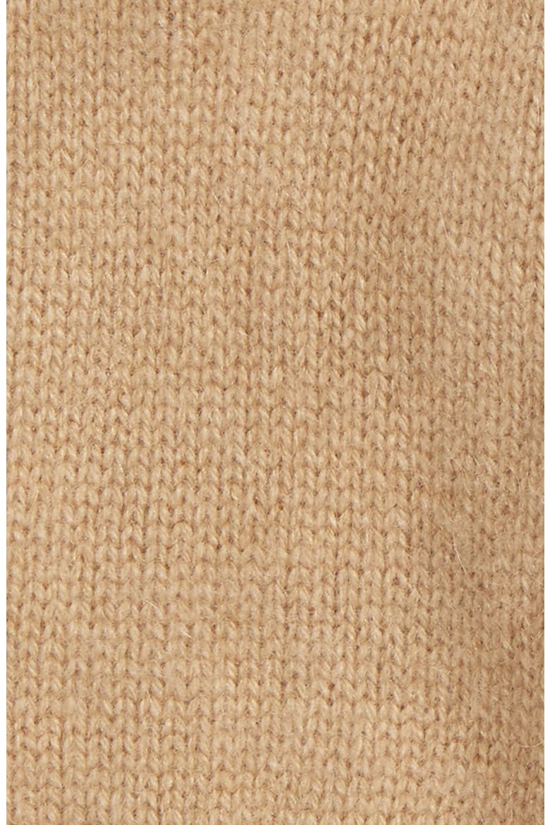 Cashmere Fingerless Gloves, Alternate, color, TAN CAMEL HEATHER