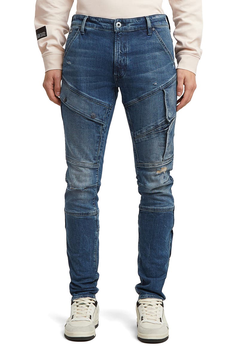 G-STAR Airblaze 3D Skinny Jeans, Main, color, Worn In Mountain Dusk