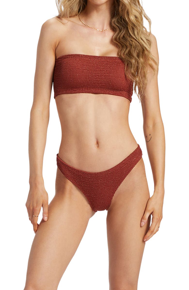 Billabong Shimmer High Tube Bikini Top, Alternate, color, 