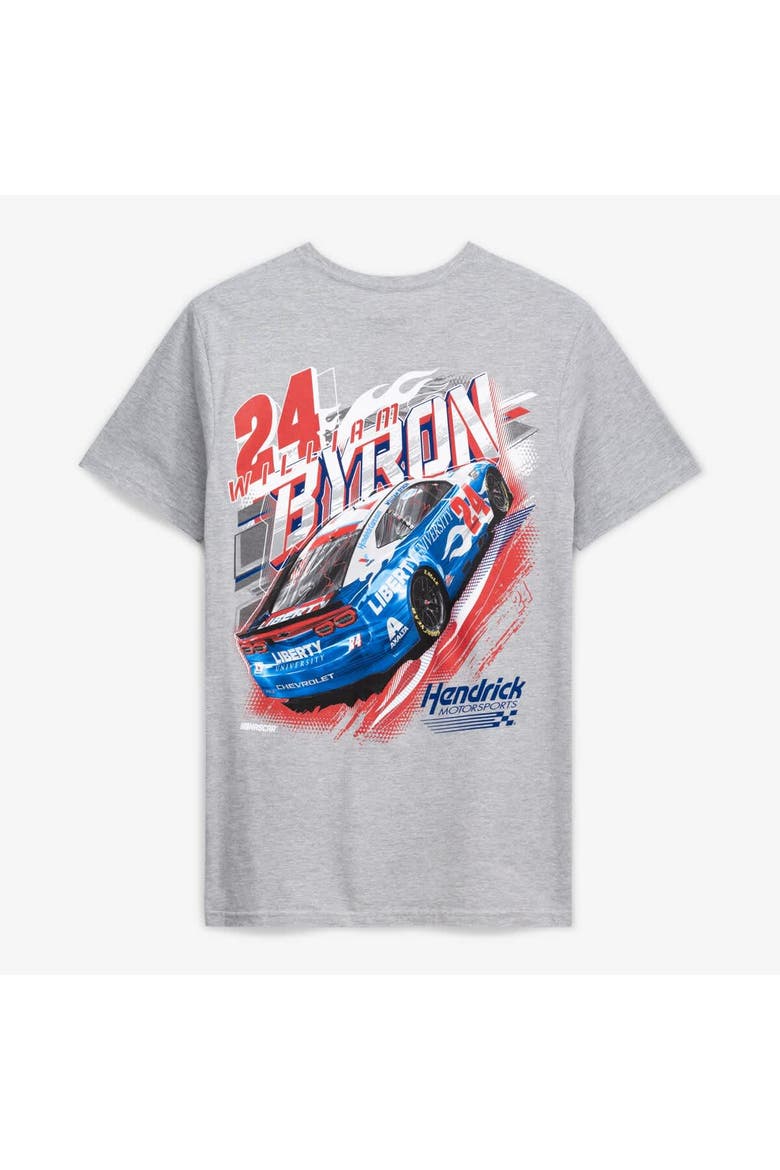 Men's Classic Ink Heather Gray William Byron Liberty T-Shirt, Alternate, color, Heather Gray