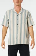 Rip Curl Classic Surf Weaver Stripe Cotton Camp Shirt