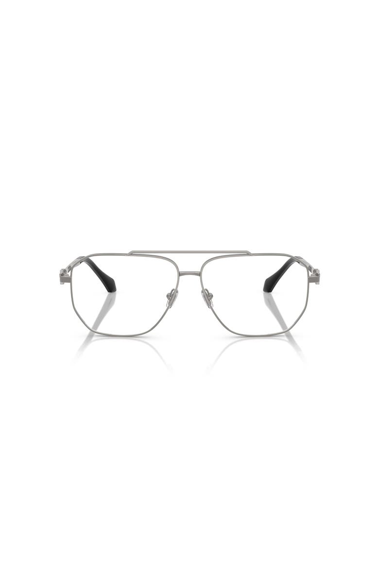 57mm Square optical glasses, Alternate, color, Grey
