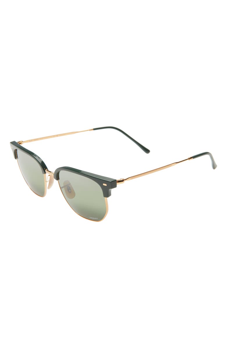 Ray-Ban Clubmaster 53mm Polarized Square Sunglasses, Alternate, color,