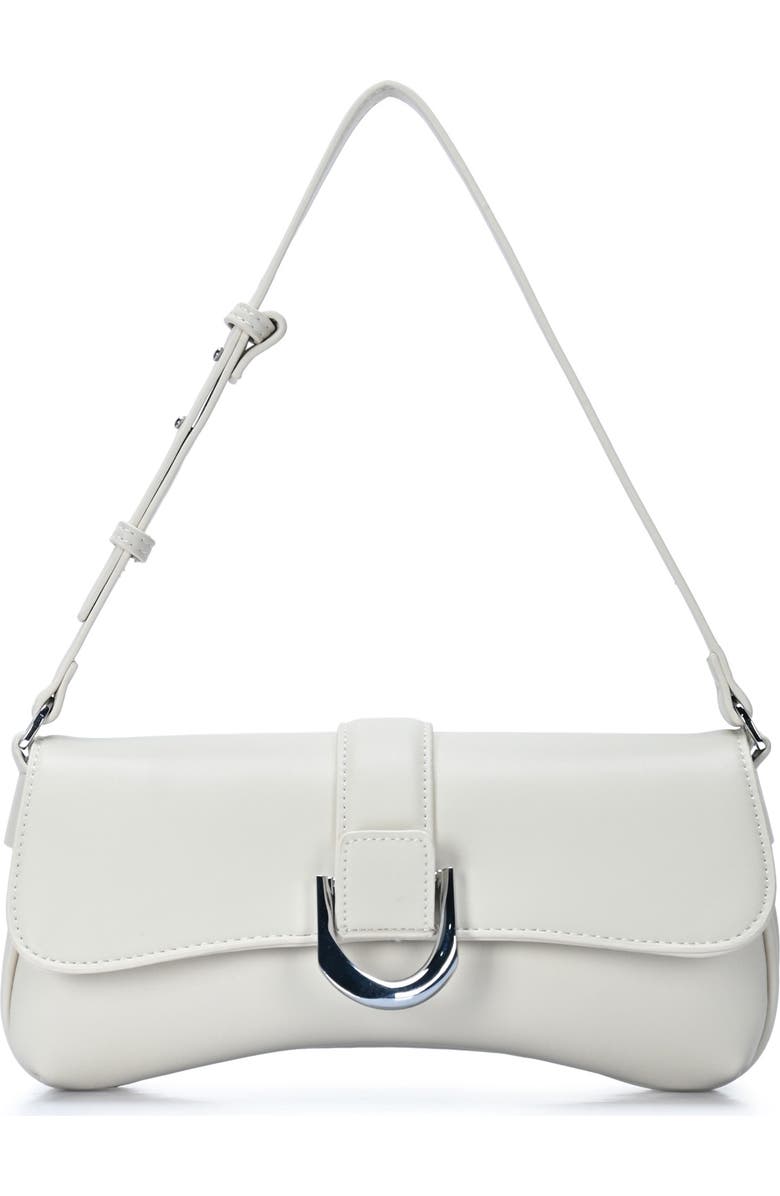 Rachel Zoe Flap Shoulder Bag, Main, color, Bone