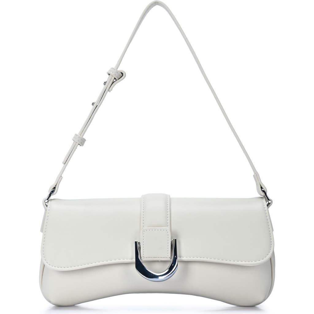 Rachel Zoe Flap Shoulder Bag In Bone