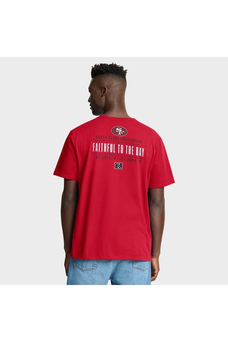 Men's Fanatics Scarlet San Francisco 49ers Passing Pocket Legacy T-Shirt, Alternate, color, Scarlet