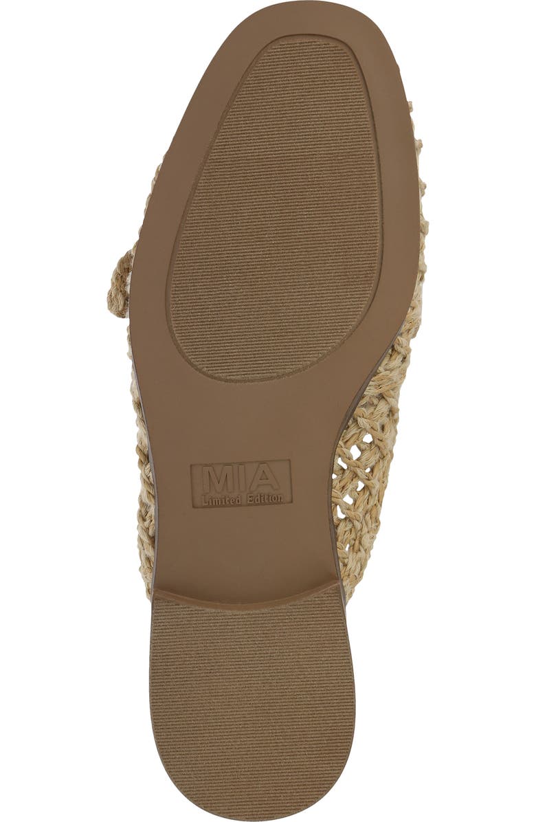 MIA Limited Edition Layce Woven Mule, Alternate, color, Cognac Raf