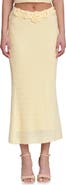 Avec Les Filles Knit Midi Skirt