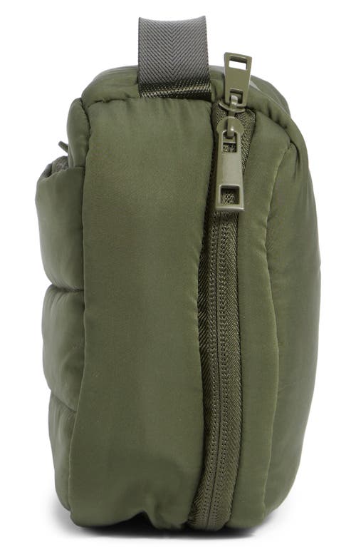 Mytagalongs Puffer Tech Zip Pouch In Green