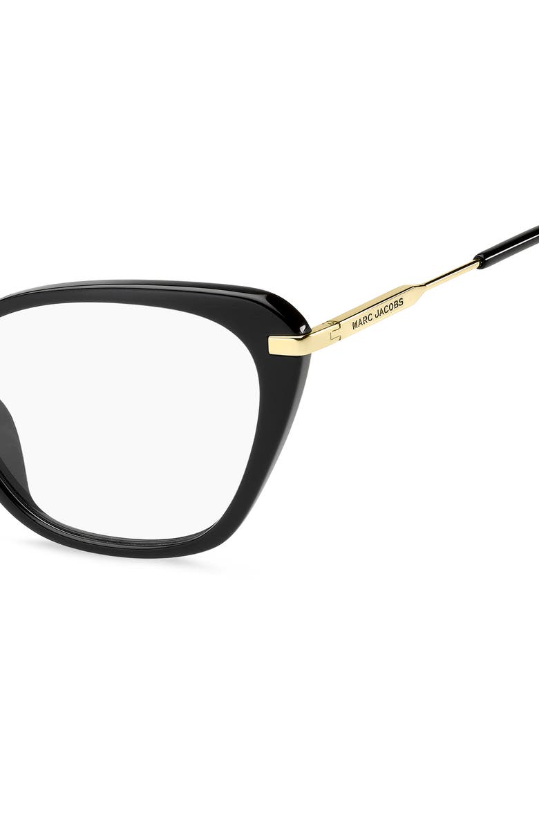 Marc Jacobs 54mm Cat Eye Optical Glasses, Alternate, color, 