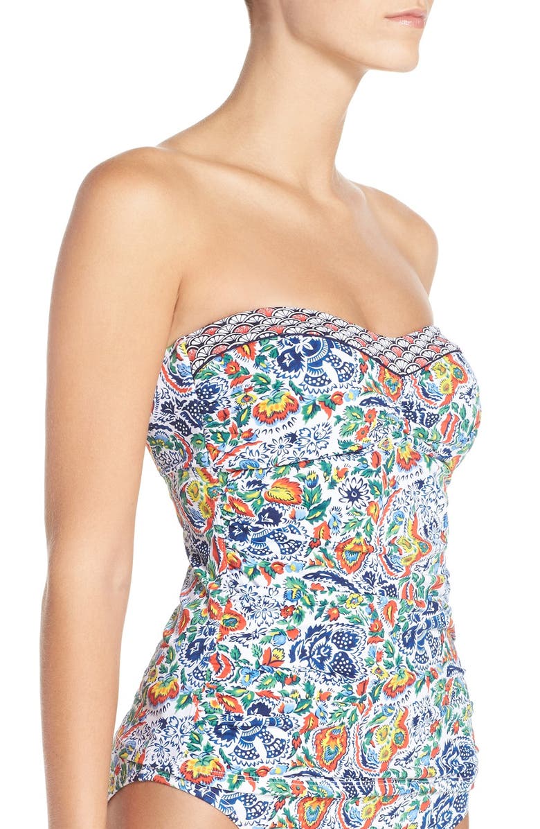 Tommy Bahama Paradise Provincia Bandeau Tankini Top, Alternate, color,