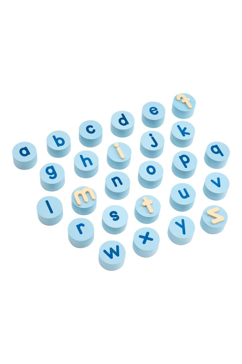 Giant Alphabet Stampers - Uppercase & Lowercase Letters, Alternate, color, Blue