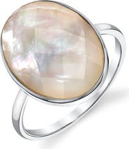 The Pearl Source Cultured Mother of Pearl Rae Ring