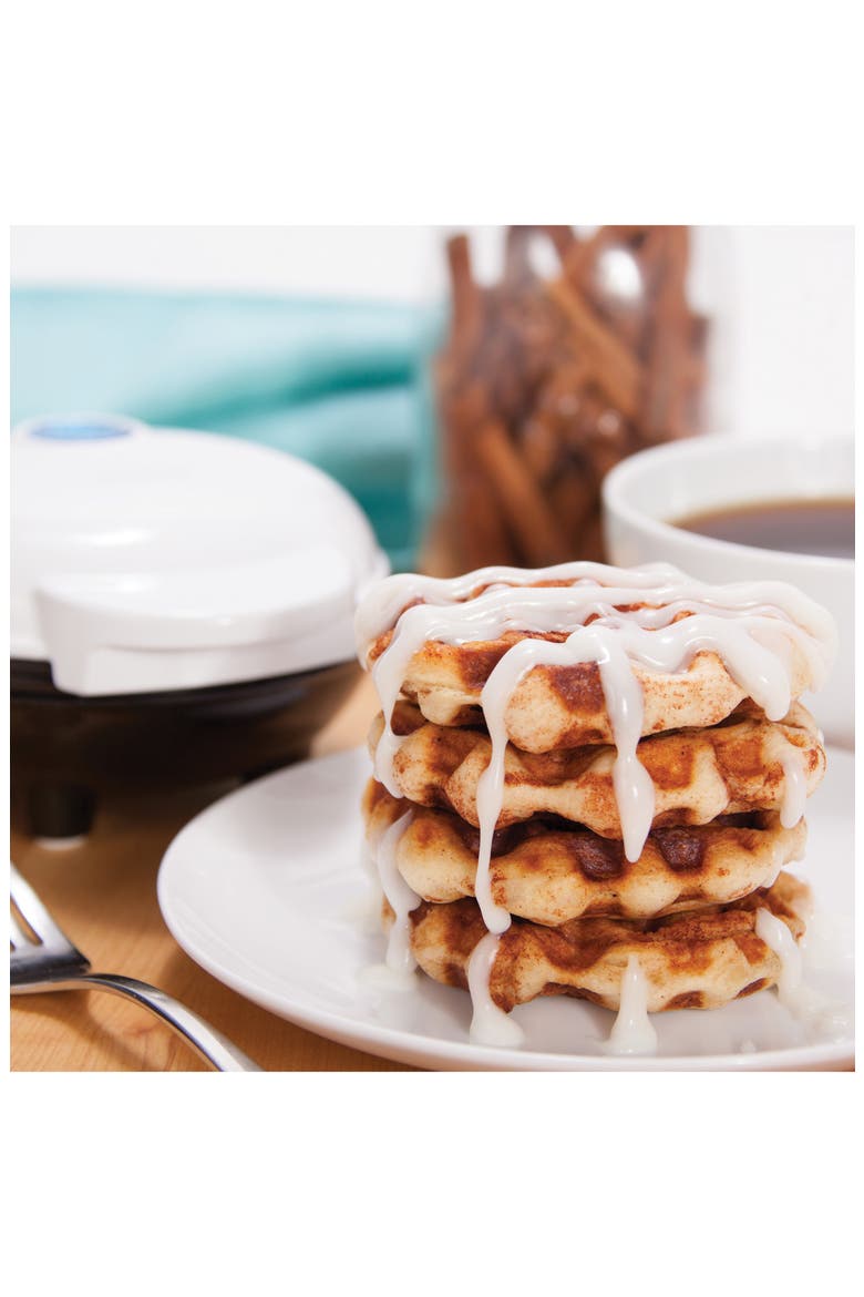 Mini Waffle Maker, Alternate, color, WHITE