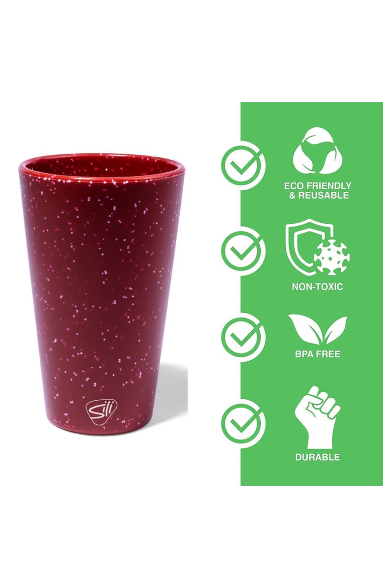 Silipint Silicone Pint Glasses 2 Pack 16oz, Alternate, color,