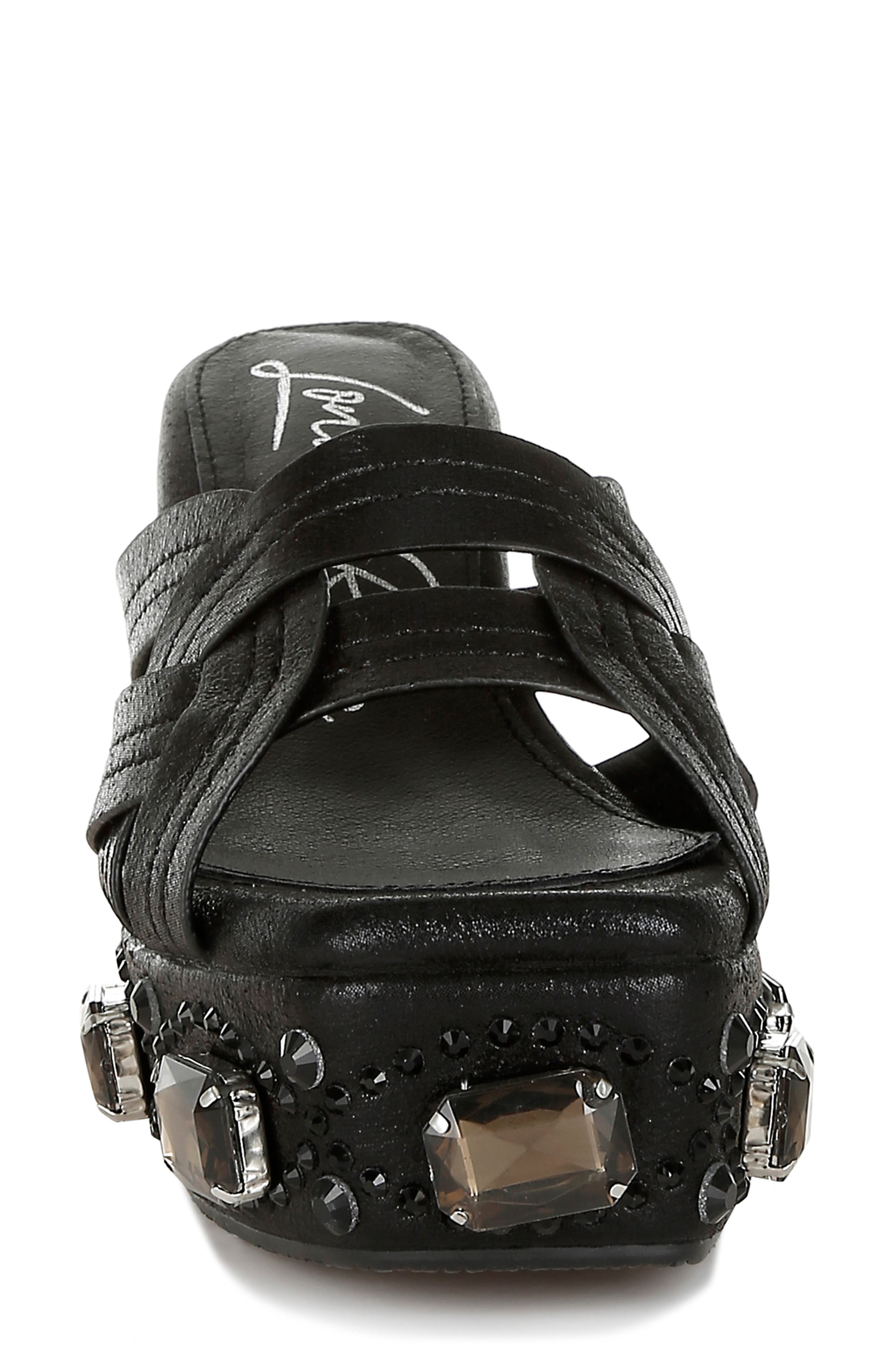 LONDON RAG Blistronic Platform Wedge Sandal, Alternate, color, Black