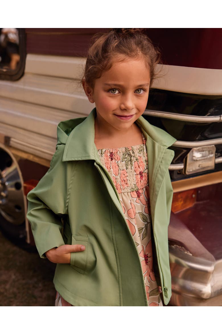 Hooded Windbreaker, Alternate, color, Green