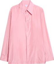 Bottega Veneta Washed Silk Taffeta Shirt
