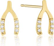 Set & Stones Florence 14k Gold Diamond Studs