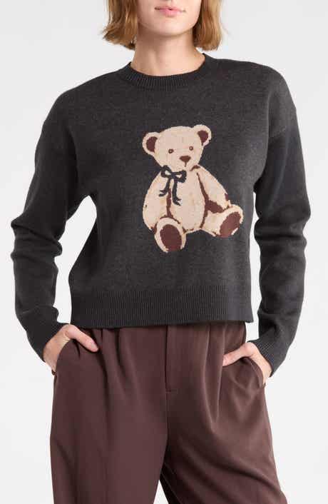 Bear Crop Sweater