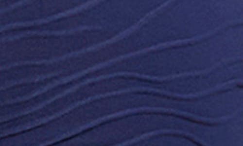 Sea Level De Soleil Twist Front Multifit Bikini Top In French Navy