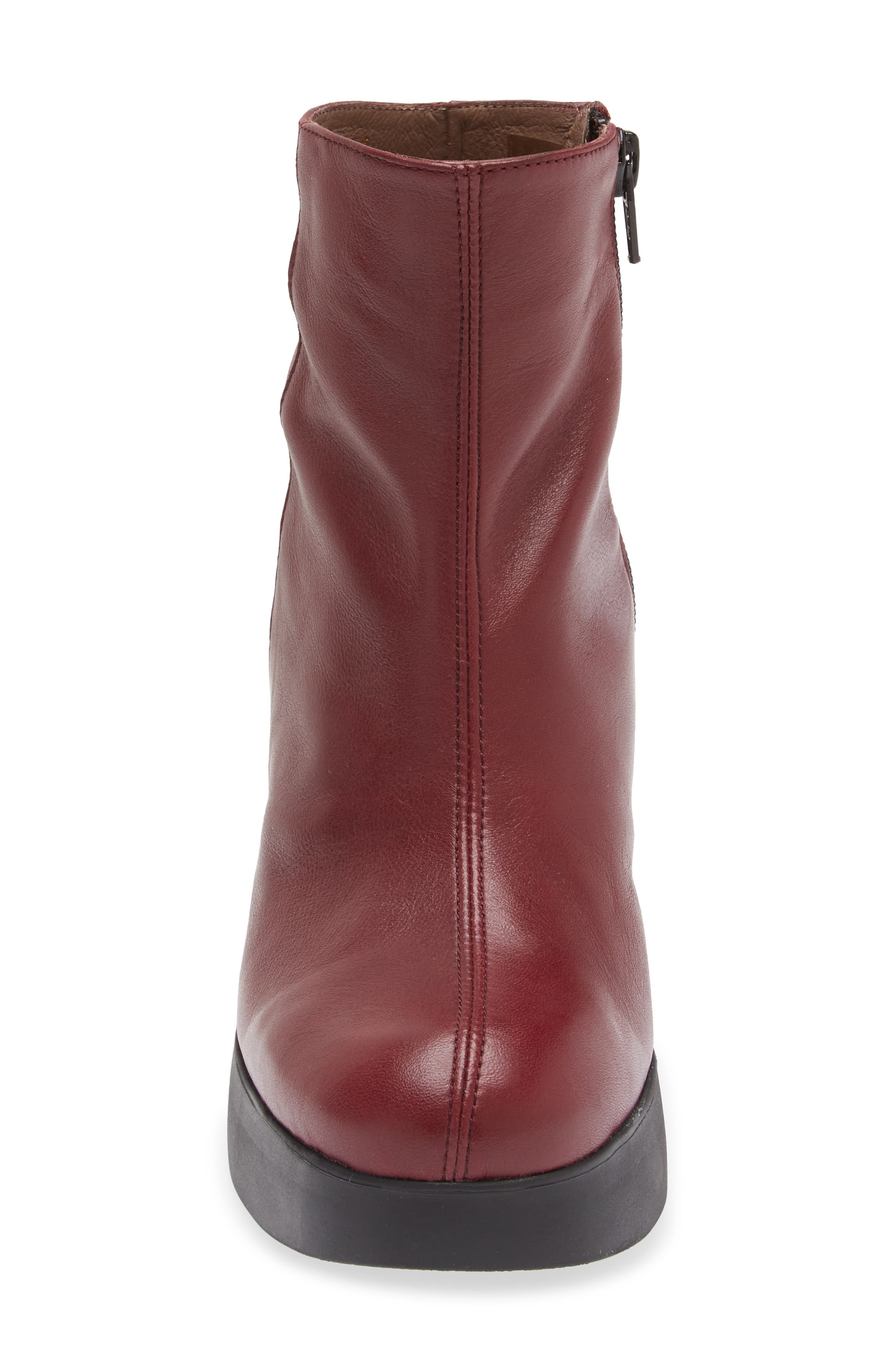 Wonders Lightweight Fashion Suede Boot, Alternate, color, Burgundy Leather