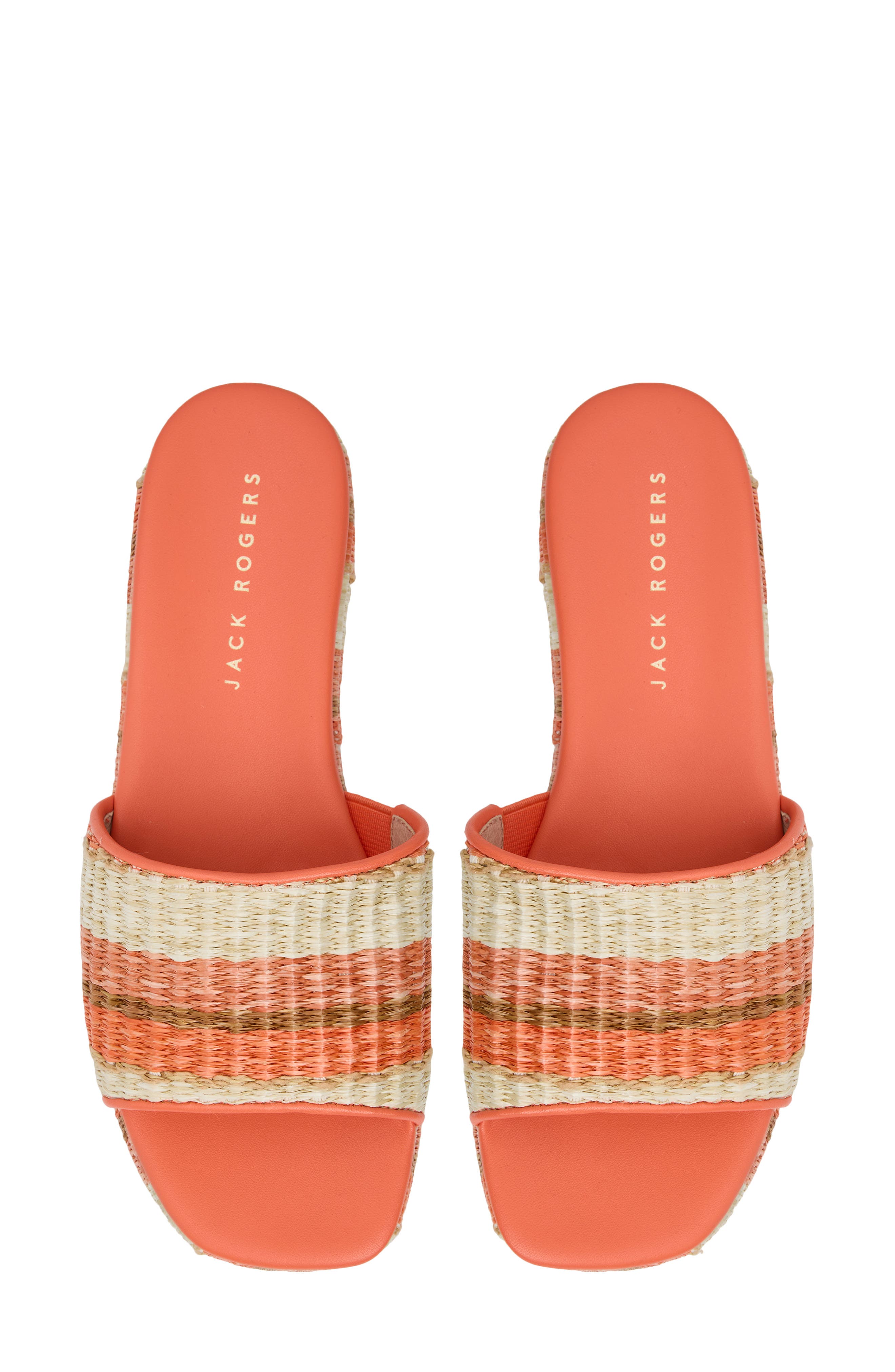 Jack Rogers Bay Flatform Sandal, Alternate, color, Melon Stripe